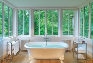 Bathrooms available at The Limewood Hotel