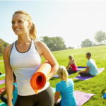 Yoga-teacher-outside
